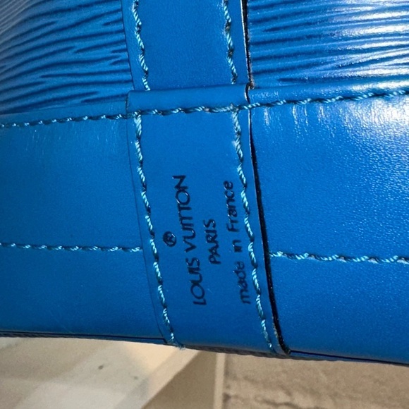 Louis Vuitton Noé LV RARE Vintage Bucket Bag – Blue Epi Leather France 1994 - Picture 6 of 17